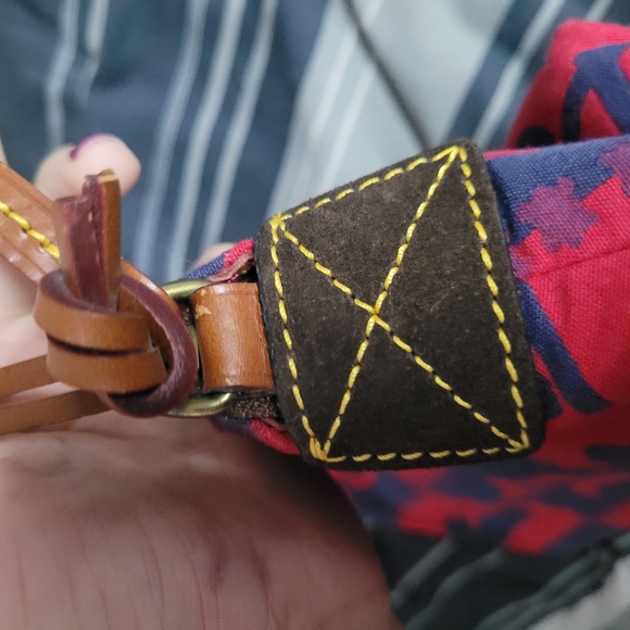 Dooney & Bourke Red and Blue Wristlet - Picture 3 of 9